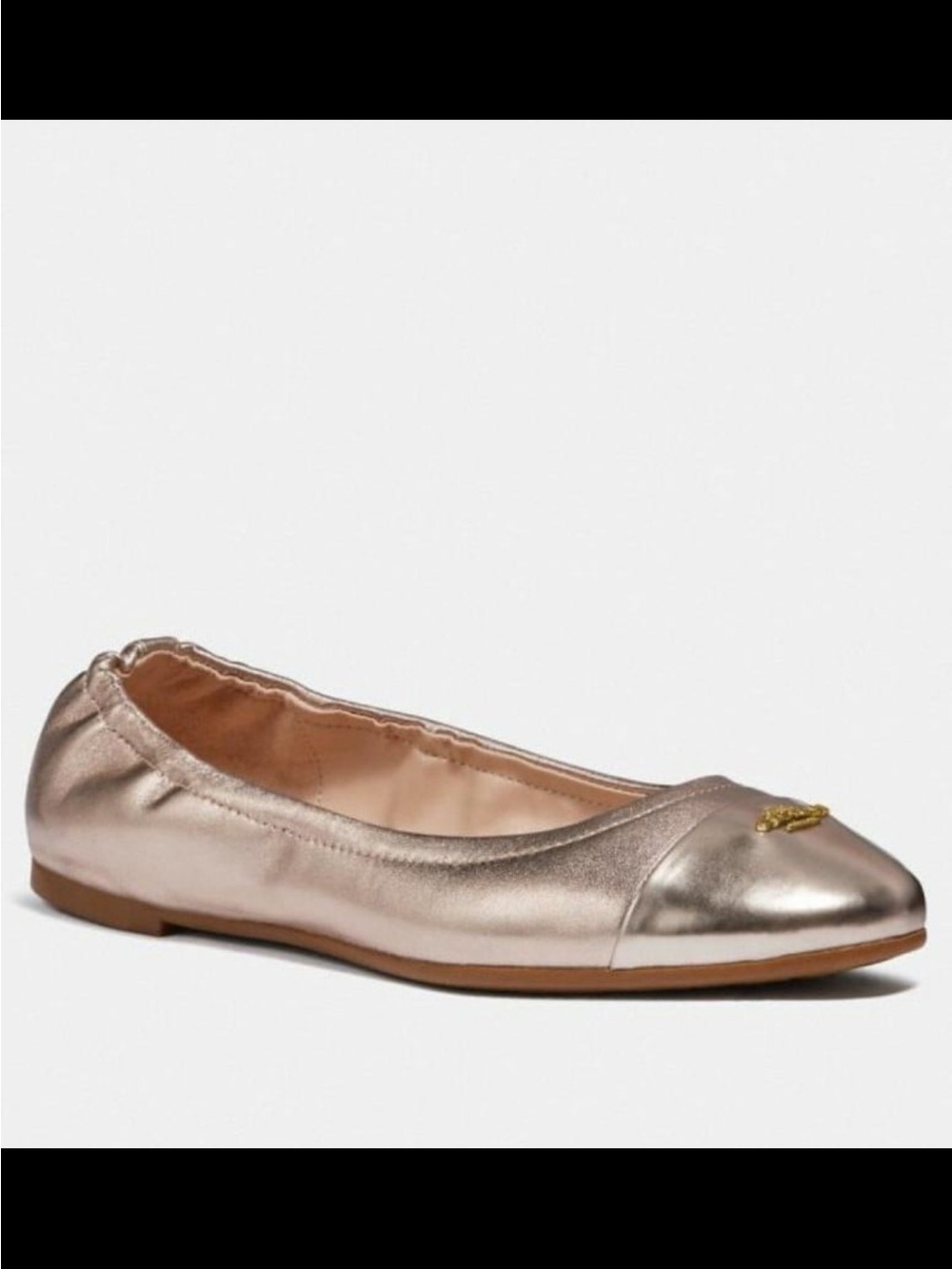 Coach Bonnie mtle ballet Champagne